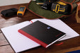 Best Value Oxford Black n' Red A5 Hardback Casebound Notebook. Ruled, 192 Page, 1 Notebook