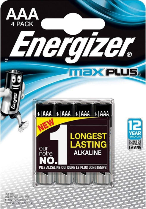 Best Value Energizer Pack of 10 Blister Packs of 4 Max Plus Alkaline Batteries AAA / LR03 1.5 V