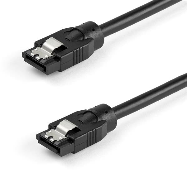 0,3 m rundes SATA-Kabel 6 Gbs schwarz