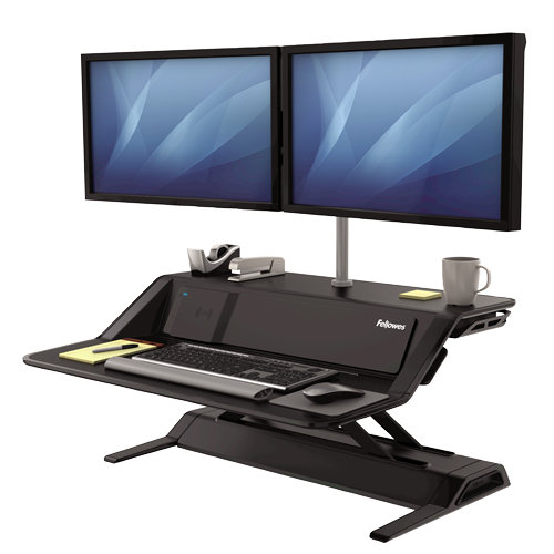 Best Value Fellowes Lotus DX Sit Stand Workstation Black