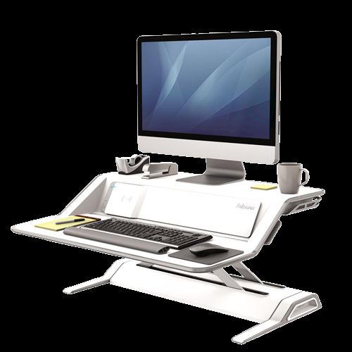 Best Value Fellowes Lotus DX Sit Stand Workstation White