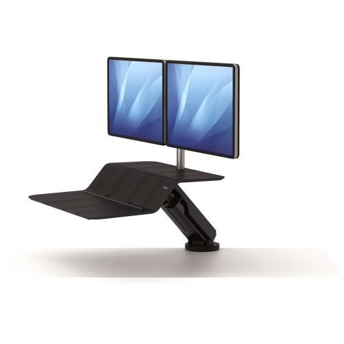 Best Value Fellowes Lotus RT Sit-Stand Workstation Dual Black