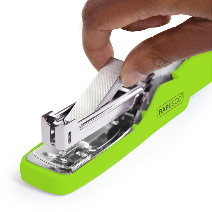 Best Value Rapesco 1395 X5-25ps Stapler, Less Effort, 25 Sheet Capacity - Green