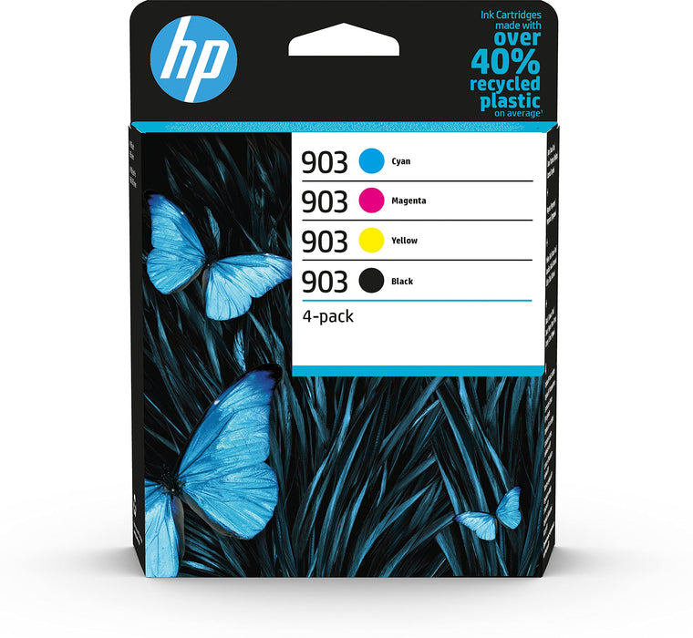 HP 903 - 4-pack - black, yellow, cyan, magenta - original - ink cartridge - for Officejet 69XX, Officejet Pro 69XX