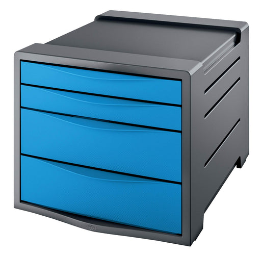 Rexel Choices Drawer Cabinet (Grey/Blue) 2115611