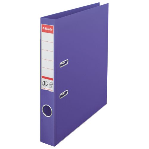 Best Value Esselte No.1 Power Lever Arch File A4 PP 50mm Violet  PK10