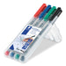 Best Value Staedtler 315 WP4 Lumocolor Universal Non Permanent Medium Pens - Assorted Colours