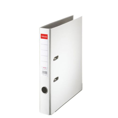 Best Value Esselte Essentials Lever Arch File A4 PP 50mm White PK25