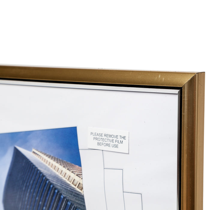 Best Value Hampton Frames EASY LOADER Poster Certificate Photo Frame Plexi Gold A4 (21x30cm) EASA4GDP