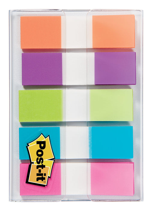 Best Value Post-It 624185 Small Index Flags, Multi-Coloured, Pack of 100