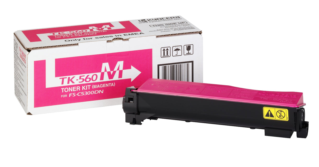 Kyocera TK-560M Magenta Laser Toner Cartridge