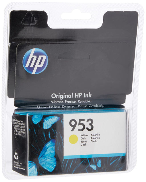 HP 953 - 9 ml - yellow - original - blister - ink cartridge - for Officejet Pro 77XX, 82XX, 87XX