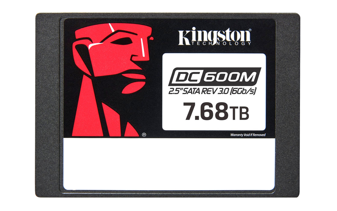 Kingston DC600M - SSD - Mixed Use - encrypted - 7.68 TB - internal - 2.5" - SATA 6Gb/s - 256-bit AES - Self-Encrypting Drive (SED)