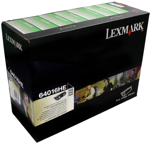 Best Value Lexmark 0064016HE laser toner cartridge - T640, T642 T644 T640N T642N T644N T640DN T642DN T644DN High Yield - 1 x black 64016HE