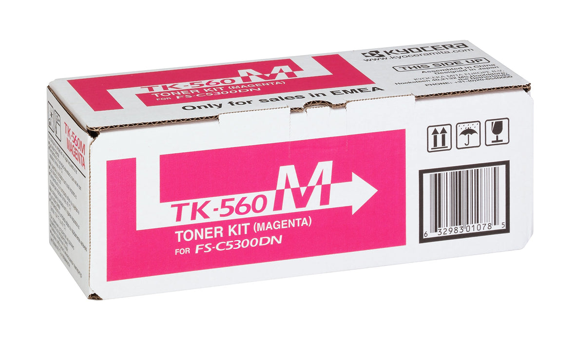 Kyocera TK-560M Magenta Laser Toner Cartridge