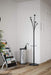 Alba Festival Coat Stand 5 Pegs Black and Silver Grey PMFESTY N