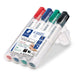 Best Value Staedtler Lumocolor Whiteboard Marker 351 B with Chisel Tip - Multicolour, Pack of 4