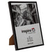 Photo Album Co Certificate/Photo Frame A4 Aluminium Frame Plastic Front Black