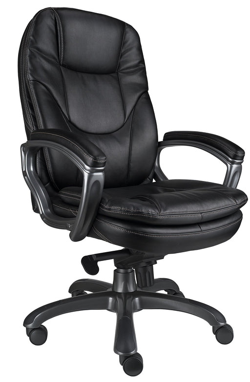 Nautilus Designs Ltd. Luxurious High Back Leather Executive Chair - Black