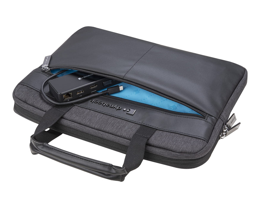 DynaBook - Notebook carrying case - black, anthracite grey - for Toshiba Portégé A30-C, A30-E, X30-E, X30L-G, Z30-C, Z30-E