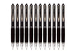 Best Value Uni-ball 704500 SigNo 207 Gel Rollerball Pen Retractable Fine 0.7mm Tip 0.5mm Line Black Ref 9004600 [Pack of 12]