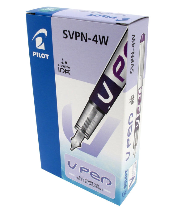 Best Value Pilot V Pen Disposable Fountain Pen - Violet, Box of 12