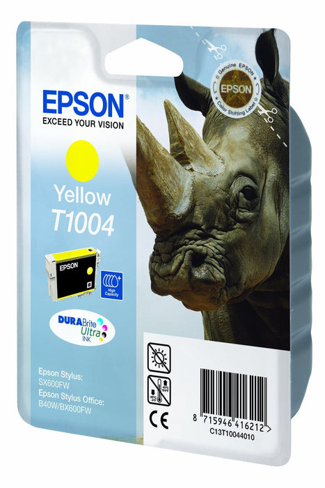 Best Value Epson T1004 Yellow Ink Cartridge for SX600FW, B40W/BX600FW, Genuine, Amazon Dash Replenishment Ready