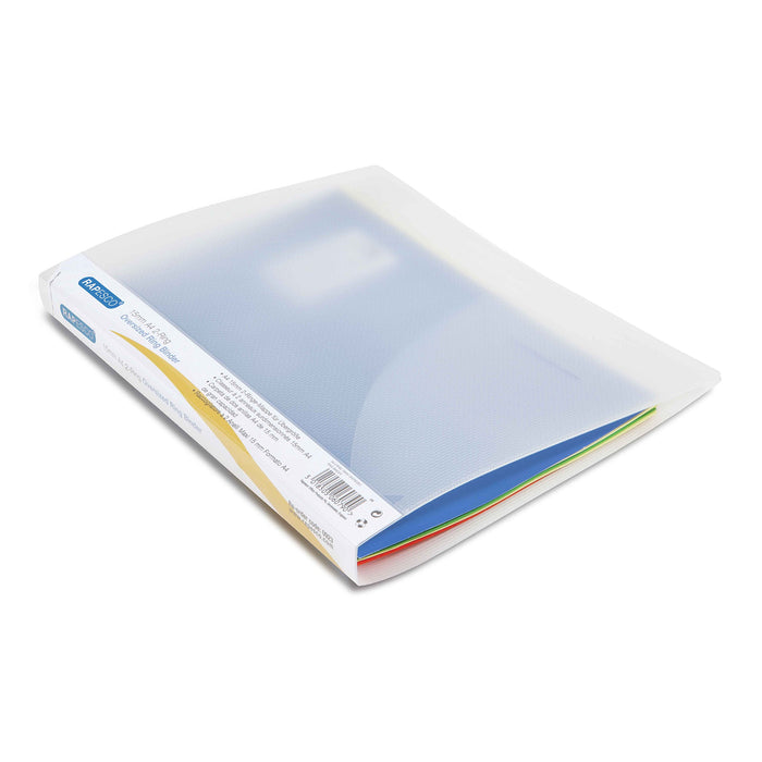 Best Value Rapesco 0923 Ring Binder - A4, Oversized 2-Ring Binder (Pack of 10) - Clear/Transparent