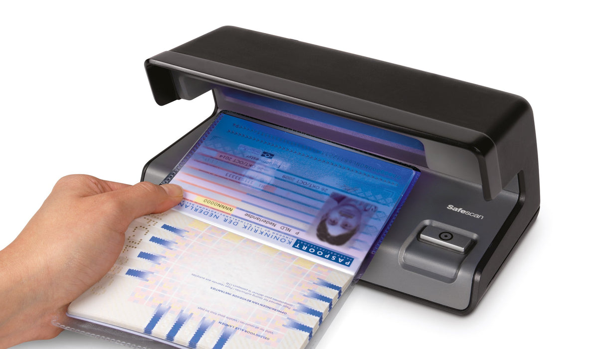 Best Value Safescan 50 Black - UV counterfeit detector for the verification of banknotes, credit cards and ID's