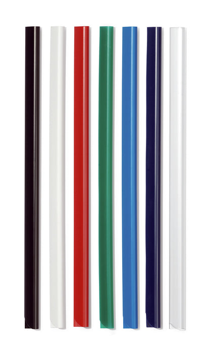 Best Value Durable A4 Spine Bars, 6 mm - Red, Pack of 50,293103