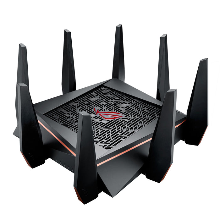 Best Value ASUS ROG Rapture GT-AC5300 AC5300 AI Mesh Tri-band 4 x 4 Gaming Wi-Fi Router with 8-Port Gigabit Gamers Private Network, Game Ports, Game Boost, Game IPS, Game Radar, Dual WAN