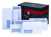 Best Value Plus Fabric DL Prestige White 120gsm Self Seal Wallet Box of 500 Envelopes