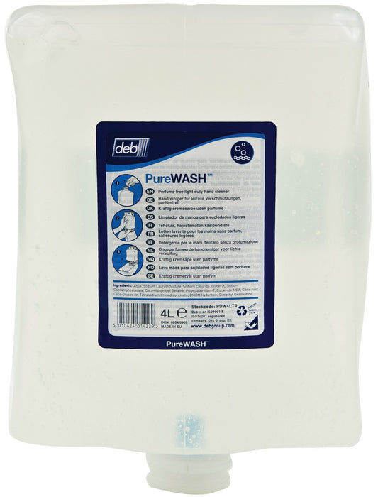 Best Value Deb PUW4LTR Pure Wash, 4 Liter