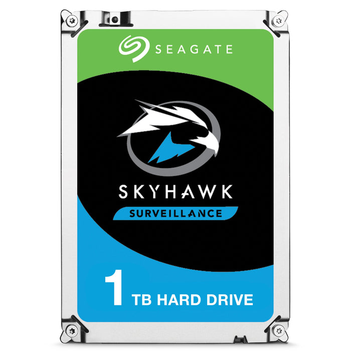 Best Value Seagate SkyHawk 1 TB 3.5 Inch Internal Hard Drive for 1-64 Camera Surveillance Systems (64 MB Cache Up to 180 MB/s, 180 TB/Year Workload Rate) - Silver