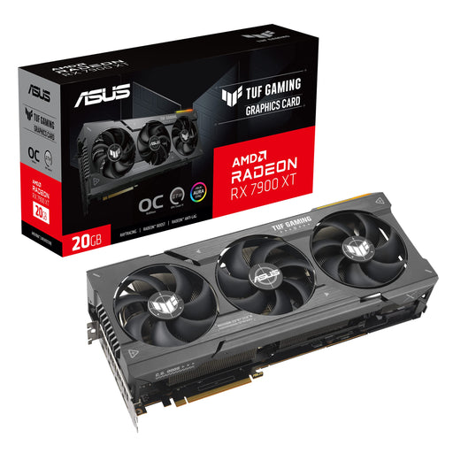 ASUS TUF Gaming Radeon RX 7900 XT 20GB - OC Edition - graphics card - Radeon RX 7900 XT - 20 GB GDDR6 - PCIe 4.0 - HDMI, 3 x DisplayPort