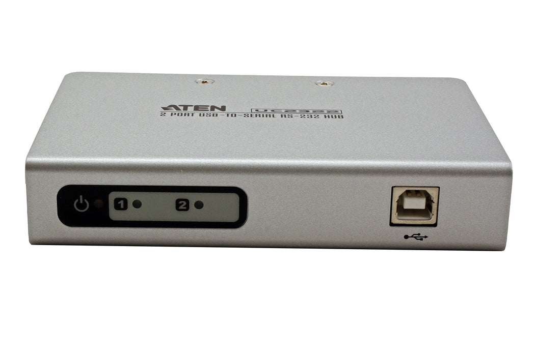 2 Port USB-to-Serial RS-232 Hub