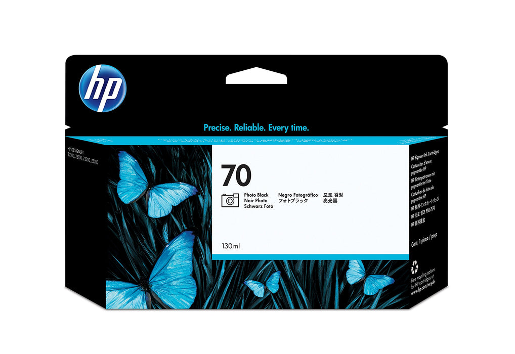 Best Value HP Original No.70 Black Ink Cart 130ml