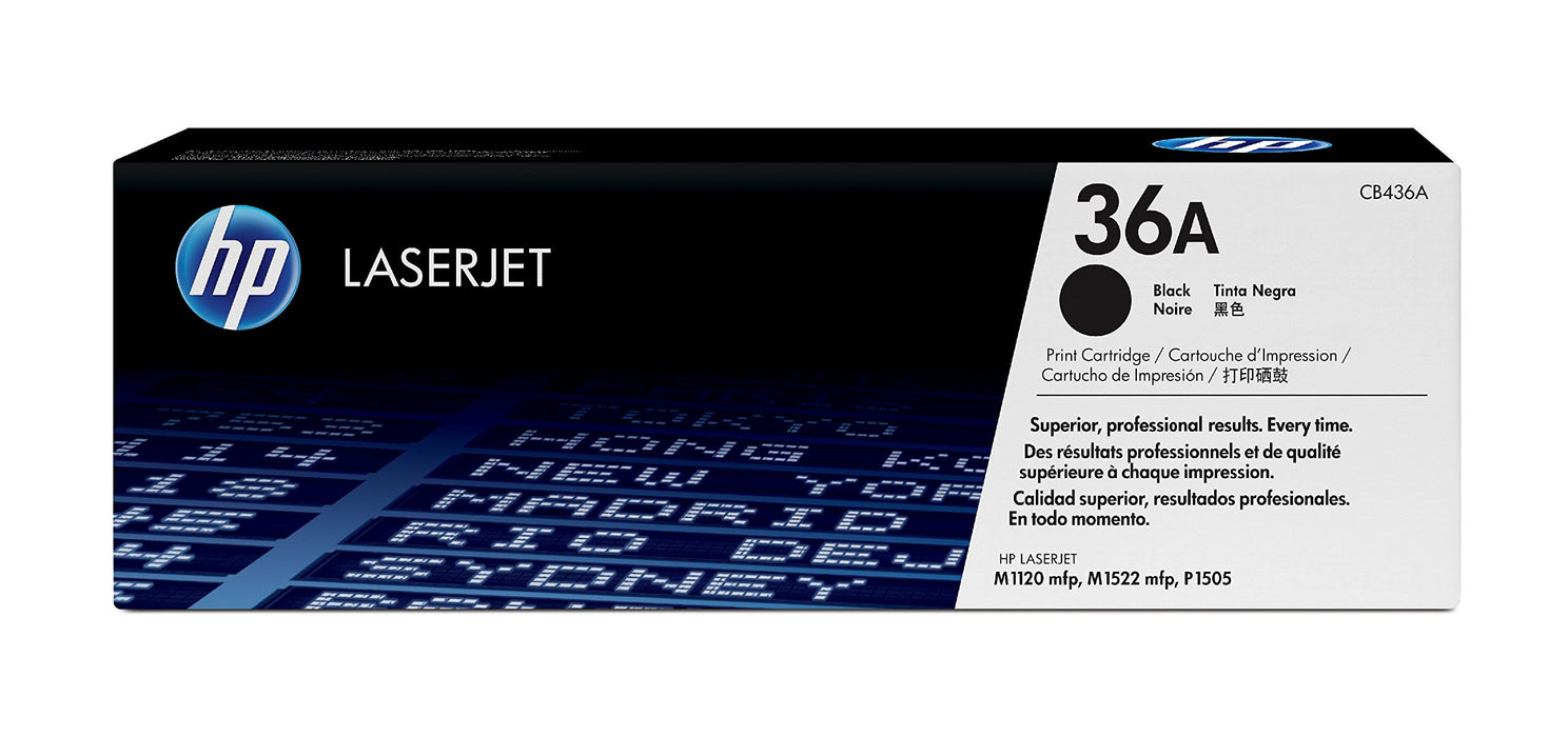 Best Value HP CB436A 36A Original LaserJet Toner Cartridge, Black, Pack of 1