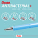 Pentel Superb Antibacterial Ballpen Assorted Pk4