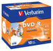 Best Value Verbatim 43521 4.7GB 16x DVD-R Printable - 10 Pack Jewel Case