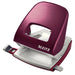 Leitz NeXXt Style Metal 2 Hole Punch 5006 30 Sheets Garnet Red