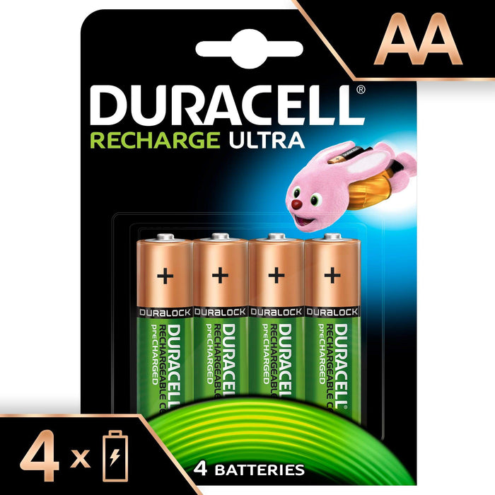 Duracell Rechargeable AA 2500 mAh Batteries Ideal for Xbox Controller, Pack of 4