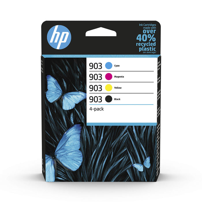 HP 903 - 4-pack - black, yellow, cyan, magenta - original - ink cartridge - for Officejet 69XX, Officejet Pro 69XX