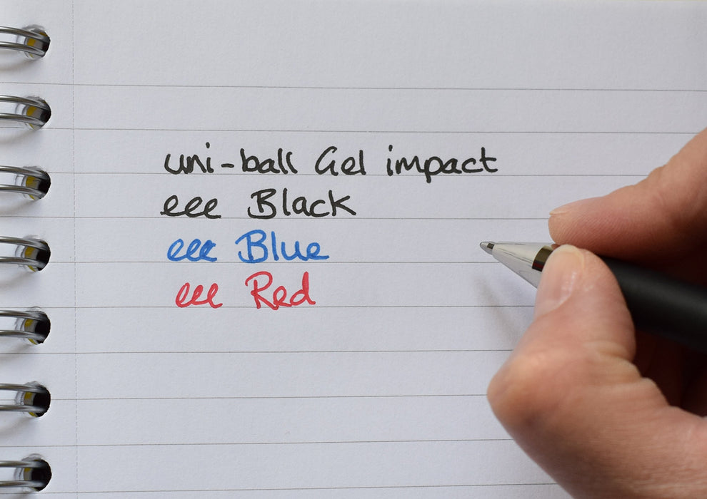 Best Value Uni-Ball UM-153S Signo Impact Gel Pens, Red Gel, 1mm Rubber Nib (Pack of 12)