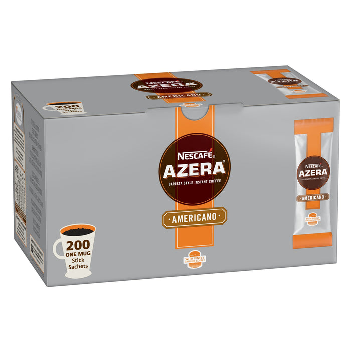 Best Value NESCAF AZERA Americano Instant Coffee Stick Packs, Box of 200