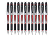 Best Value Uni-Ball UM-153S Signo Impact Gel Pens, Red Gel, 1mm Rubber Nib (Pack of 12)