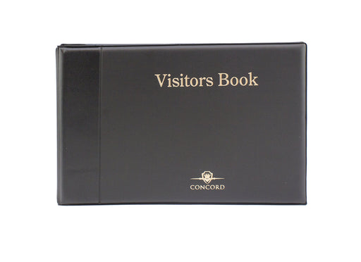 Best Value Concord 85710/CD14 Visitors Book Binder with 50 Sheets 2000 Entries 230x335mm - Ref 85710