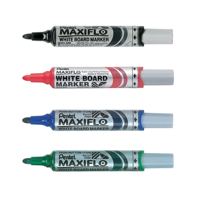 Best Value Pentel Maxiflo Liquid Ink Drywipe Marker Eraser Set