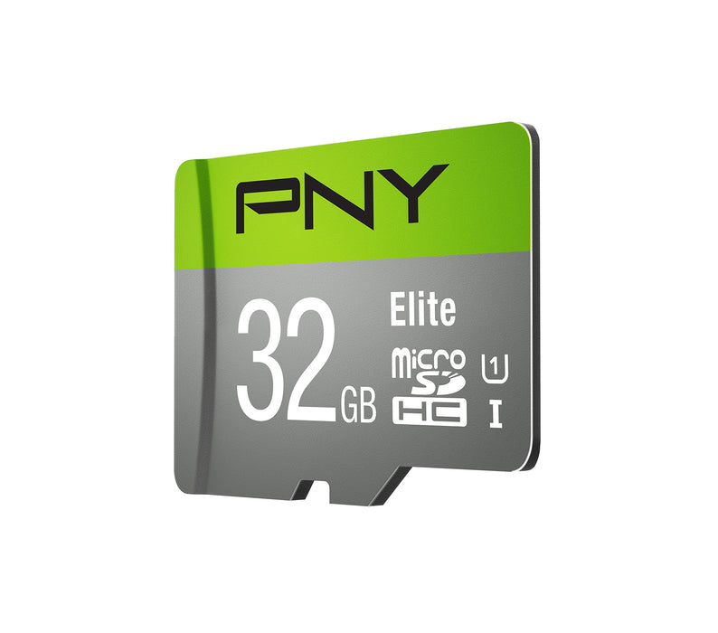 Best Value PNY Elite microSDHC card 32GB Class 10 UHS-I U1 100MB/s