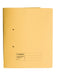 Best Value Exacompta Guildhall Pocket Spiral File, 315 gsm, Foolscap, Left hand pocket - Yellow, Pack of 25